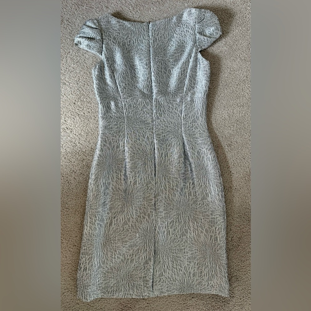 Silver Tahari Cocktail Dress - Picture 3 of 3